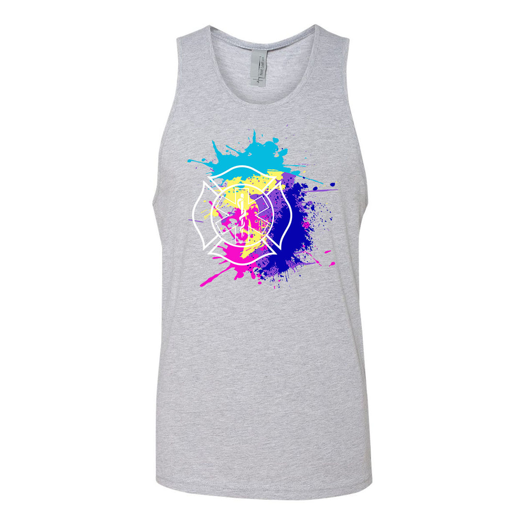 Miami Vice style fire rescue tank top