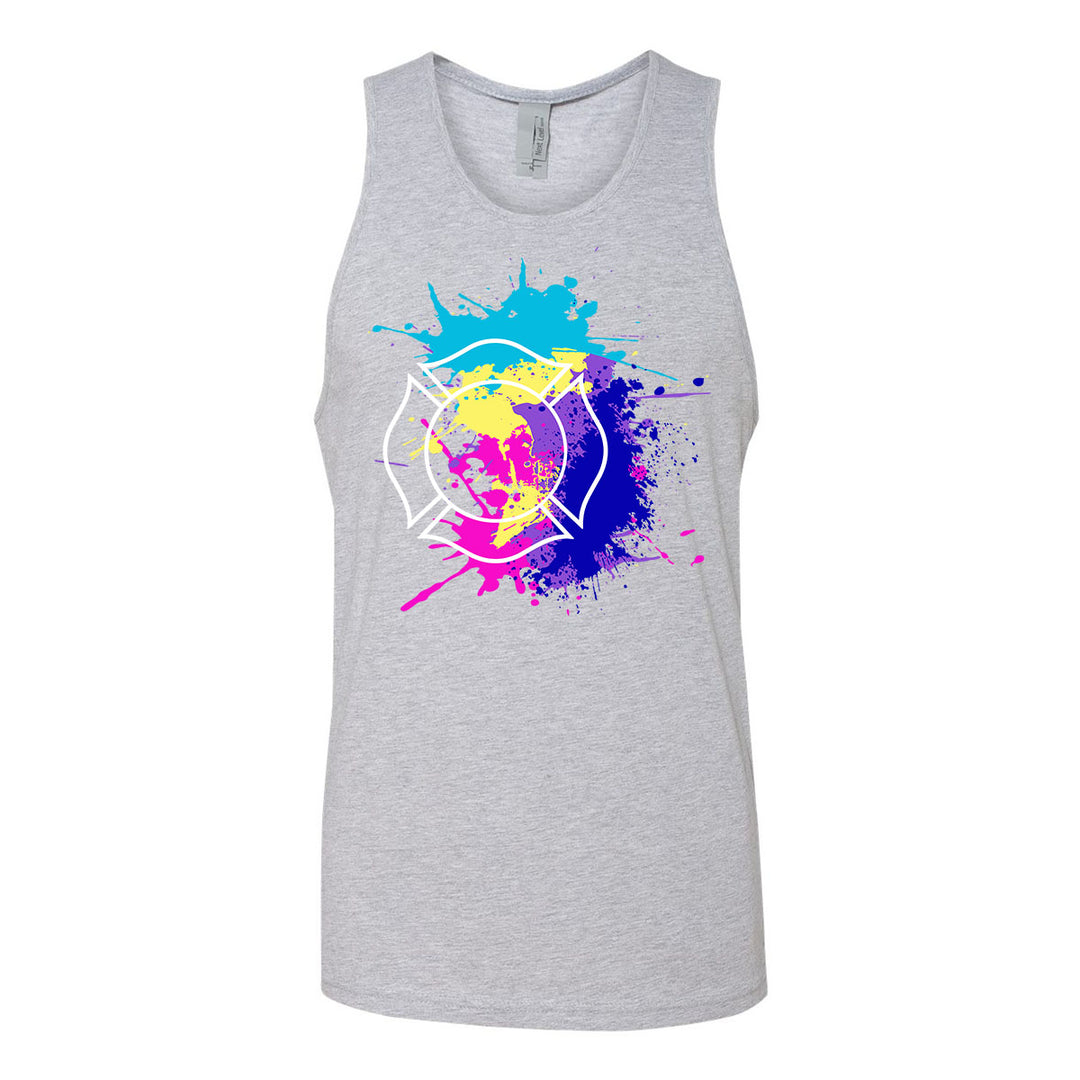 Firefighter lifestyle tank top for men