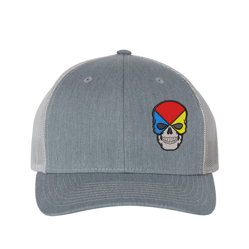 Hazmat Skull Snapback Trucker Hat