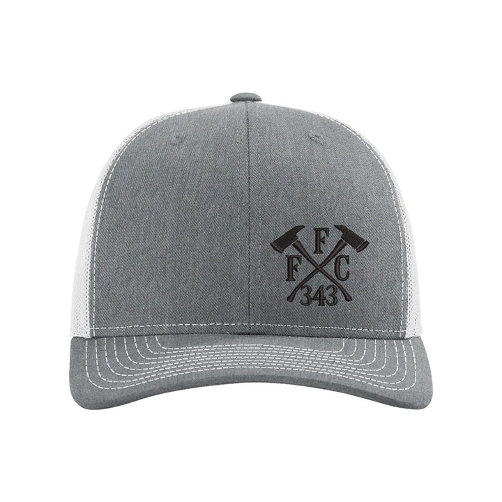 Firefighter trucker cap – FFC 343 blackout snapback design
