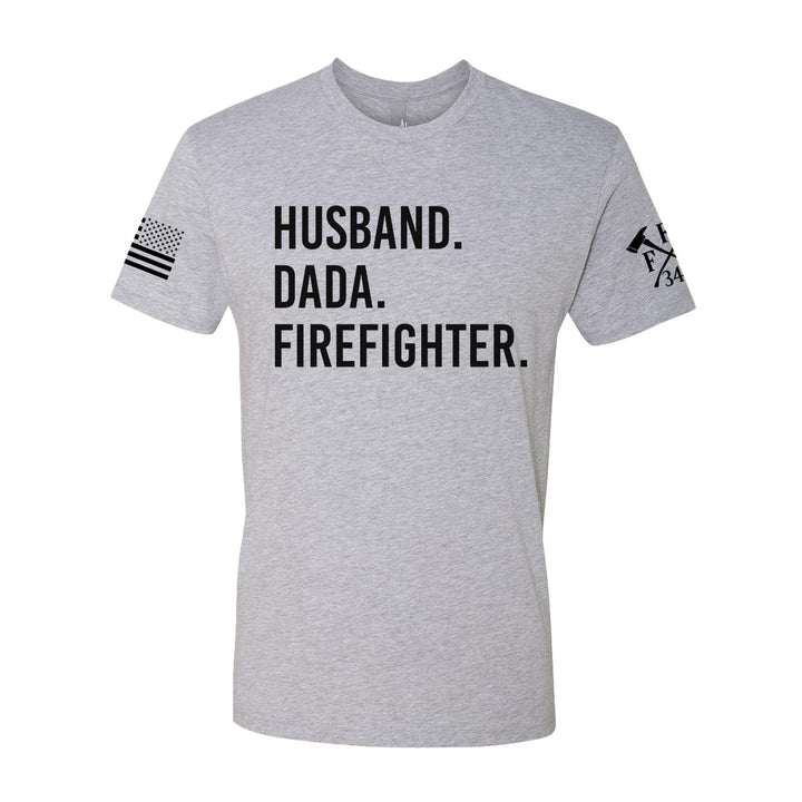 Firefighter family shirt for dads