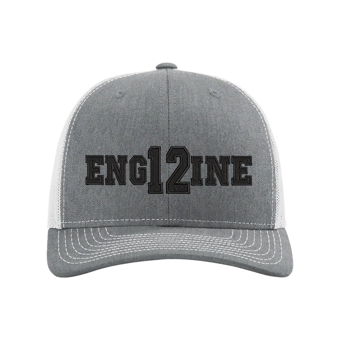Personalized Engine Blackout Snapback Trucker Hat