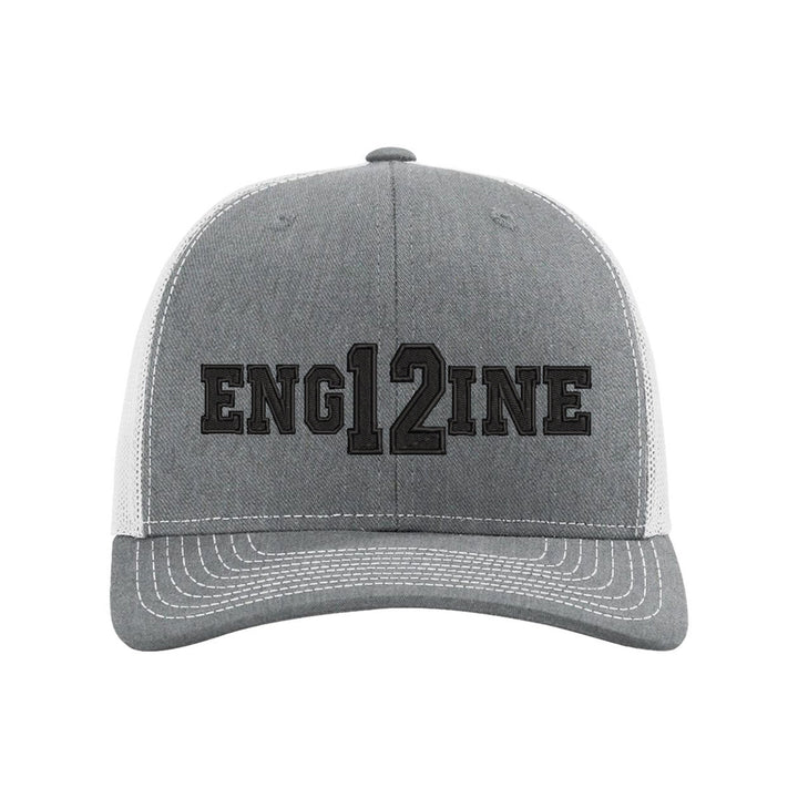 Personalized Engine Blackout Snapback Trucker Hat