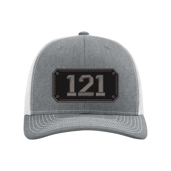 Personalized Black Plate Firefighter Snapback Trucker Hat