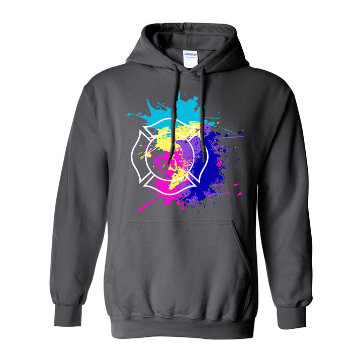 Firefighter hoodie – Miami Vice Maltese cross graphic by FFC 343