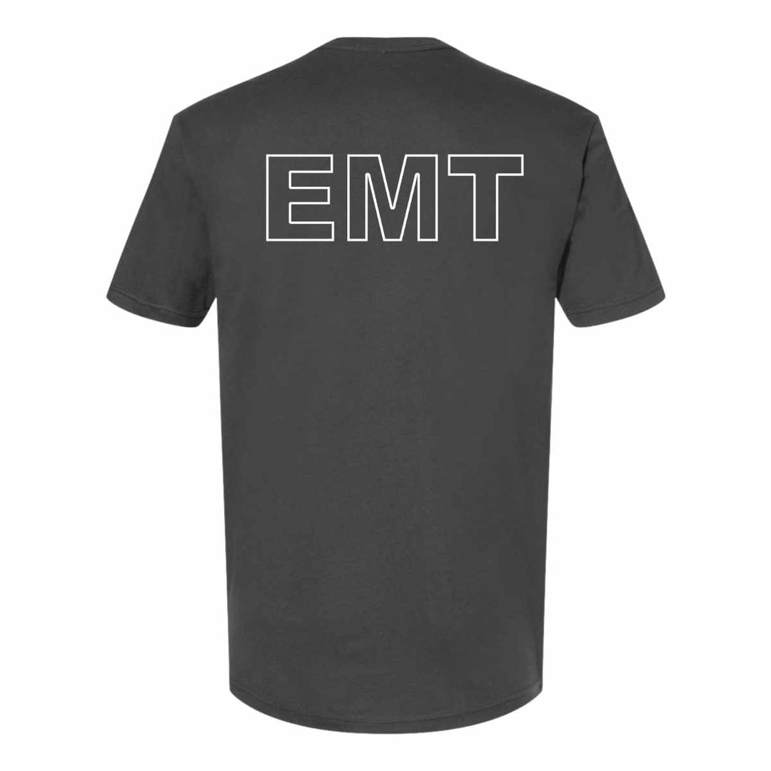 Custom-designed premium EMT T-Shirt, built to provide comfort and durability for EMT professionals.