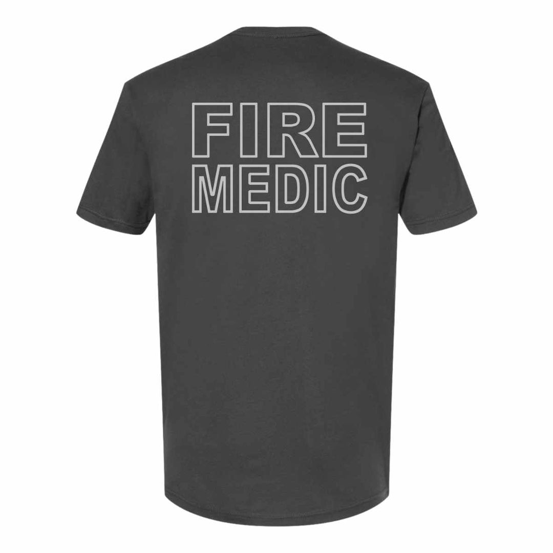 Custom-designed premium Fire Medic T-Shirt, offering superior comfort and durability.