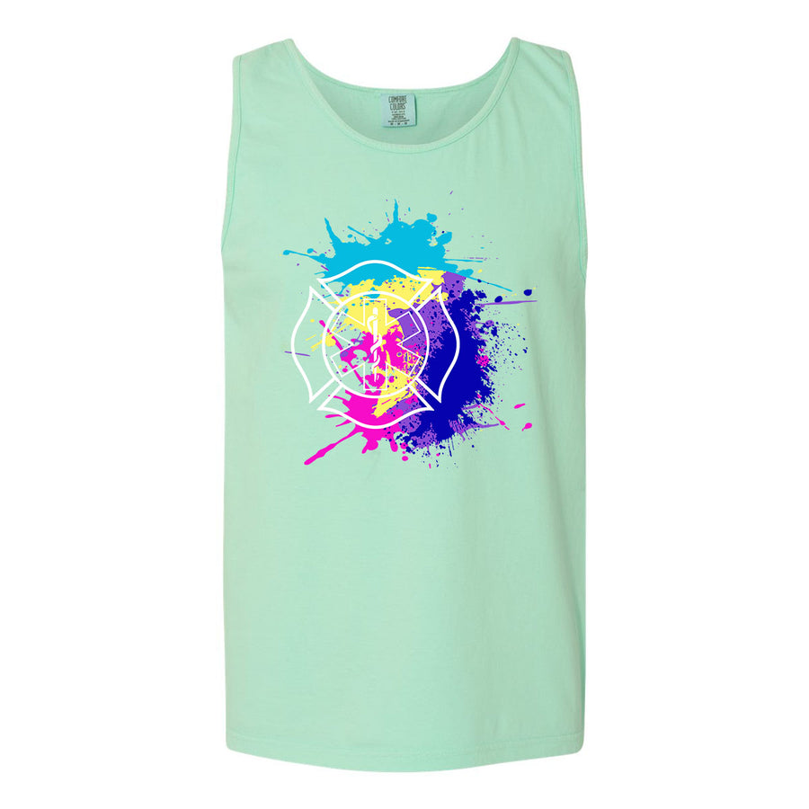 FFC 343 Fire Rescue Miami Vice heavyweight tank top