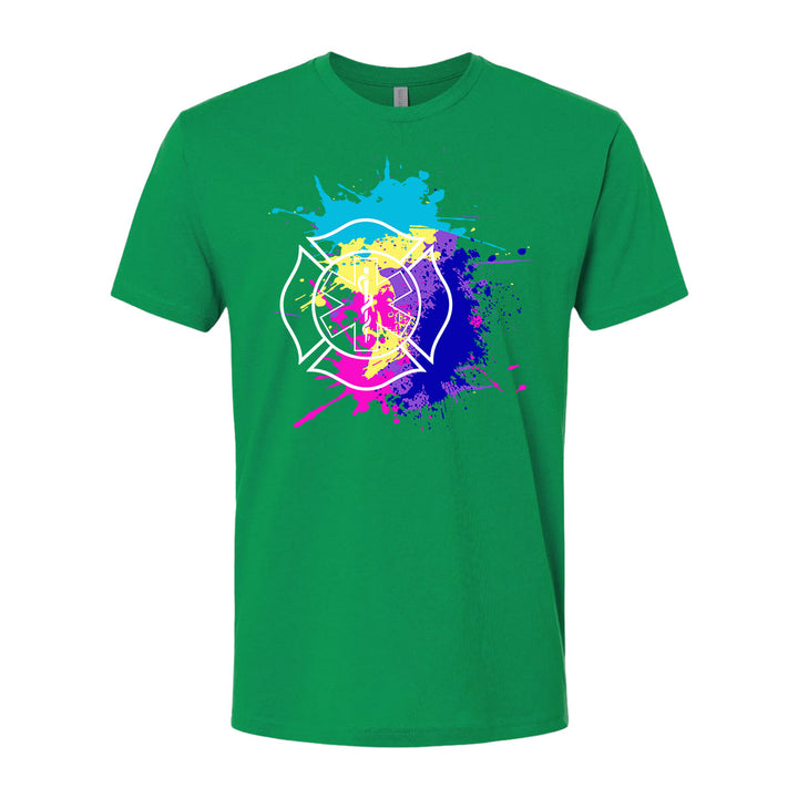 Firefighter t-shirt with Miami design