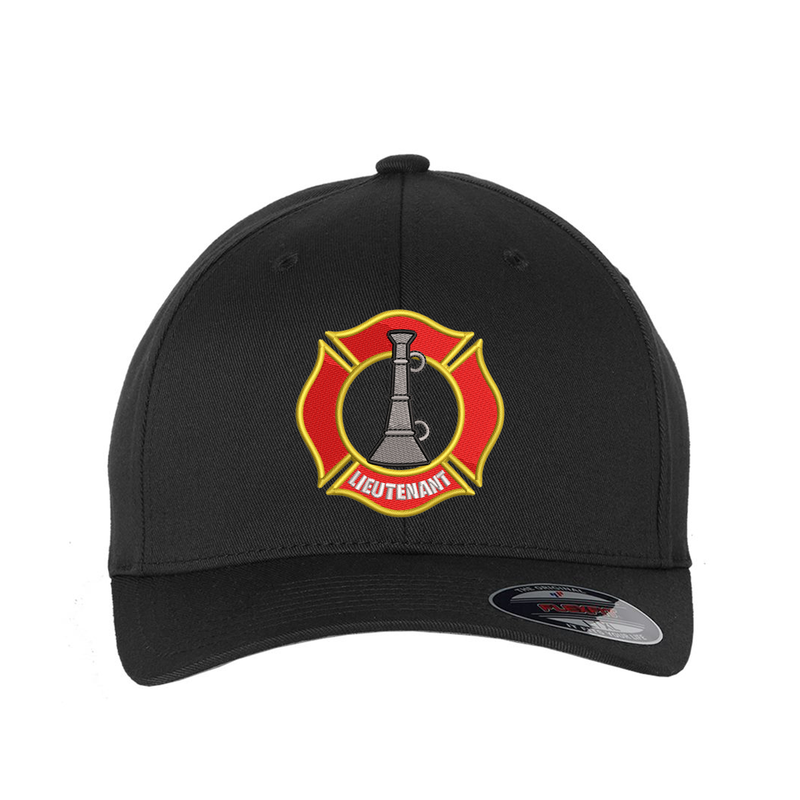 One Bugle Fire Lieutenant Flexfit Hat