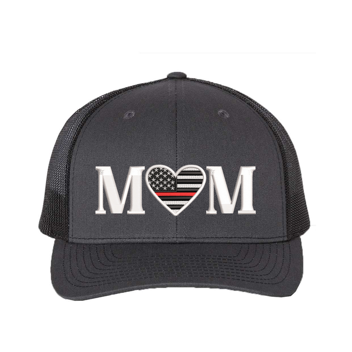 Firefighter Mom mesh back trucker cap
