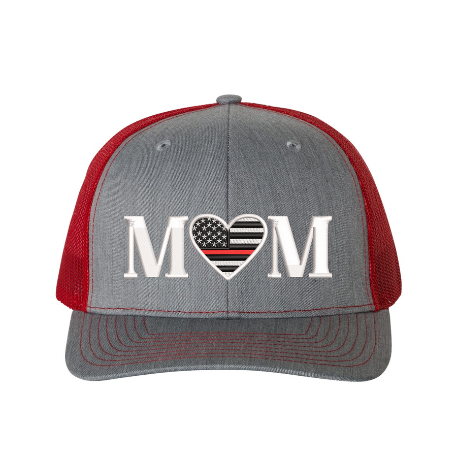 Firefighter Mom snapback trucker hat