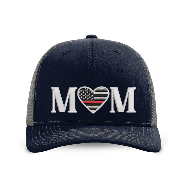 Classic Firefighter Mom embroidered snapback hat
