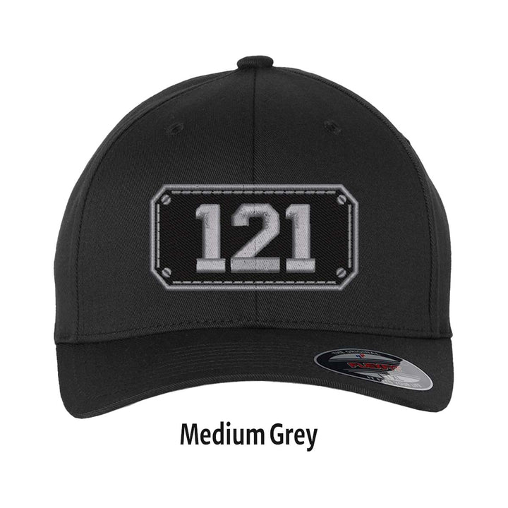 Personalized Black Shield FlexFit Hat