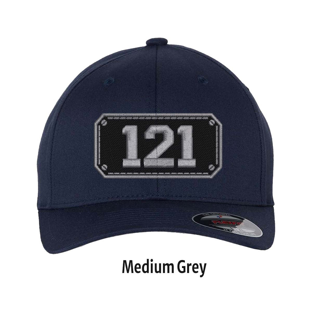 Personalized Black Shield FlexFit Hat