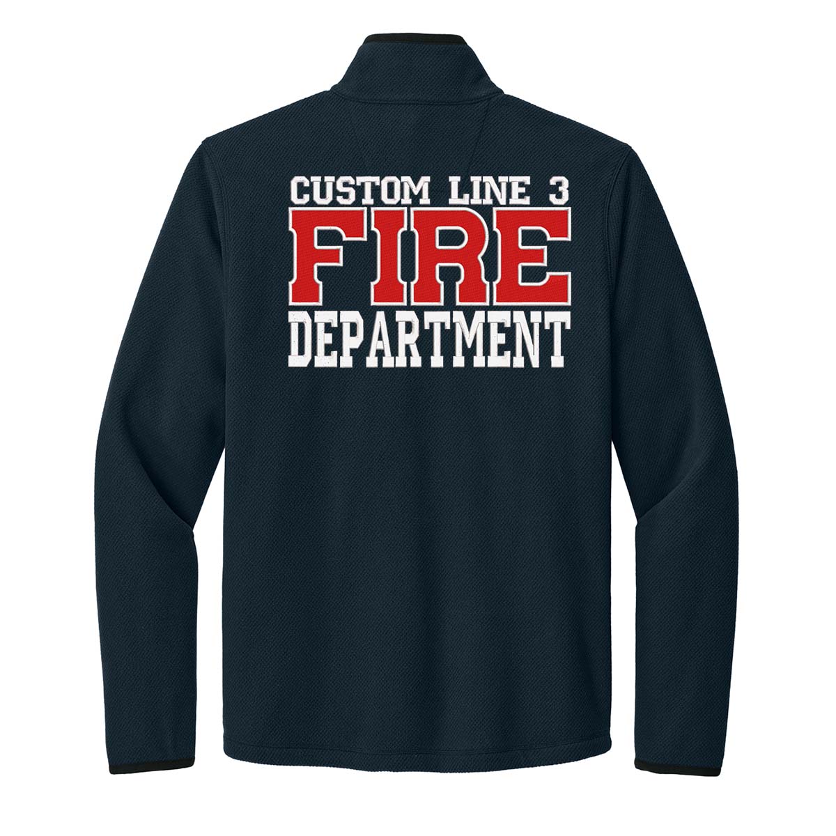 Customized Fire Department Carhartt® Textured 1/2-Zip Fleece Jacket