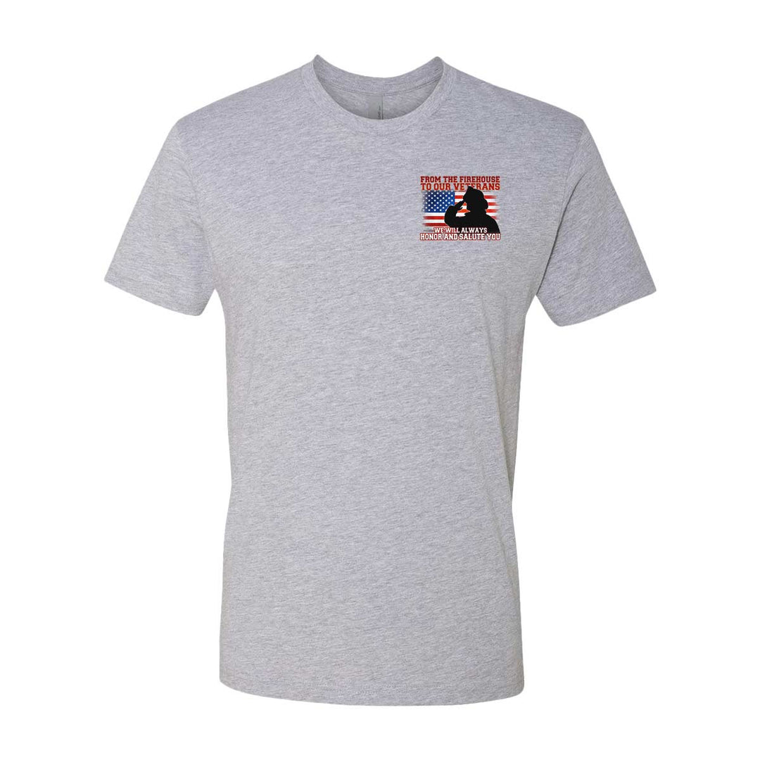 Premium t-shirt honoring veterans – patriotic Salute shirt