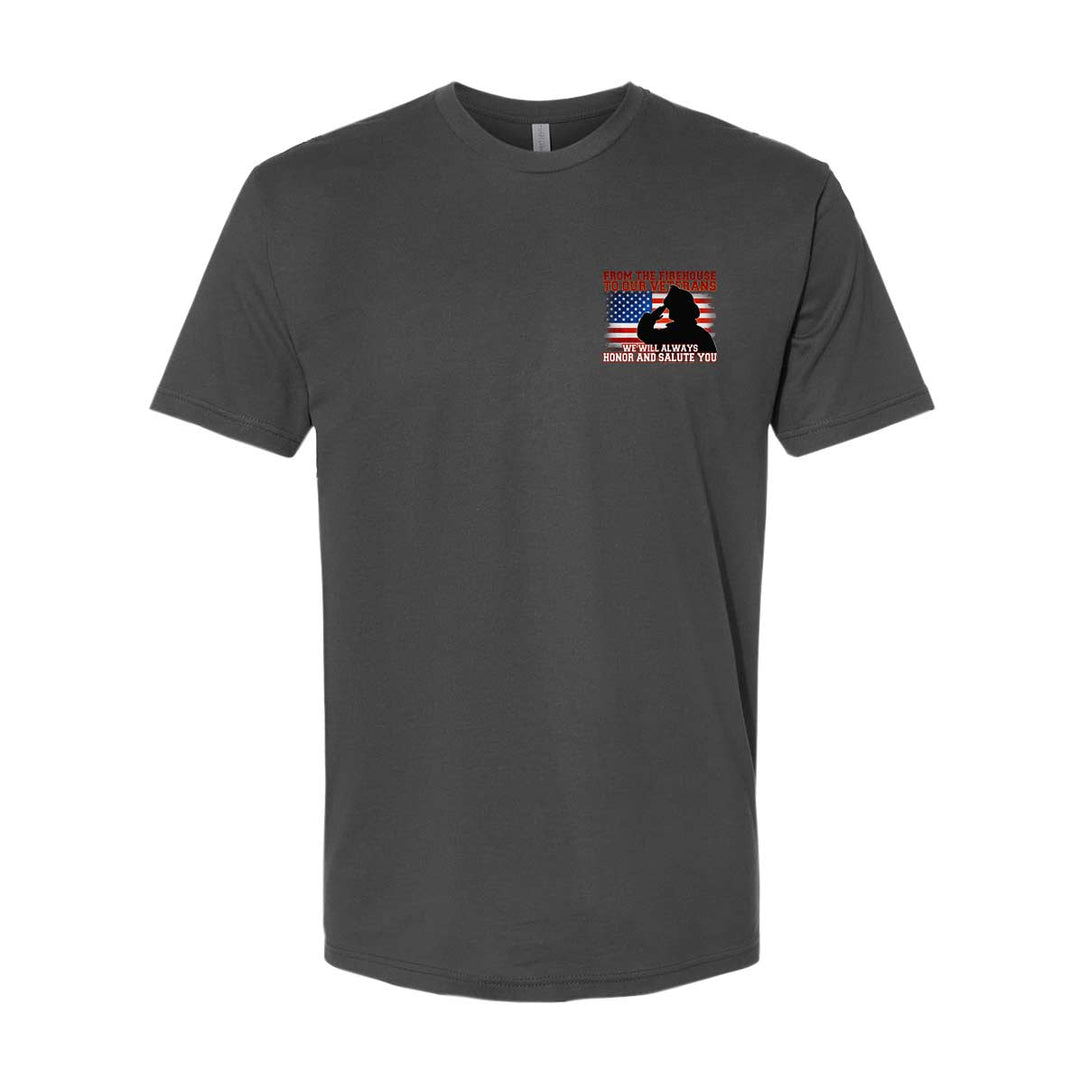 Veteran appreciation t-shirt – Salute design in premium cotton
