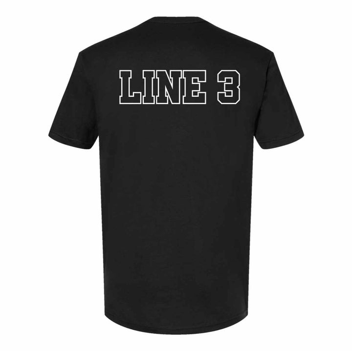 Fire Chaplain premium t-shirt for first responders with initials