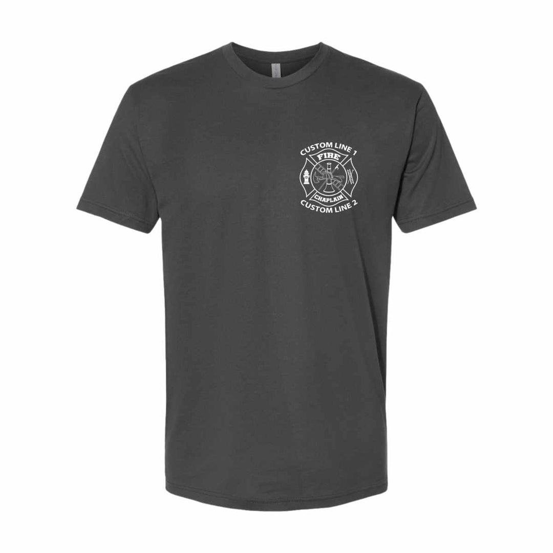 Fire Chaplain t-shirt for public safety professionals