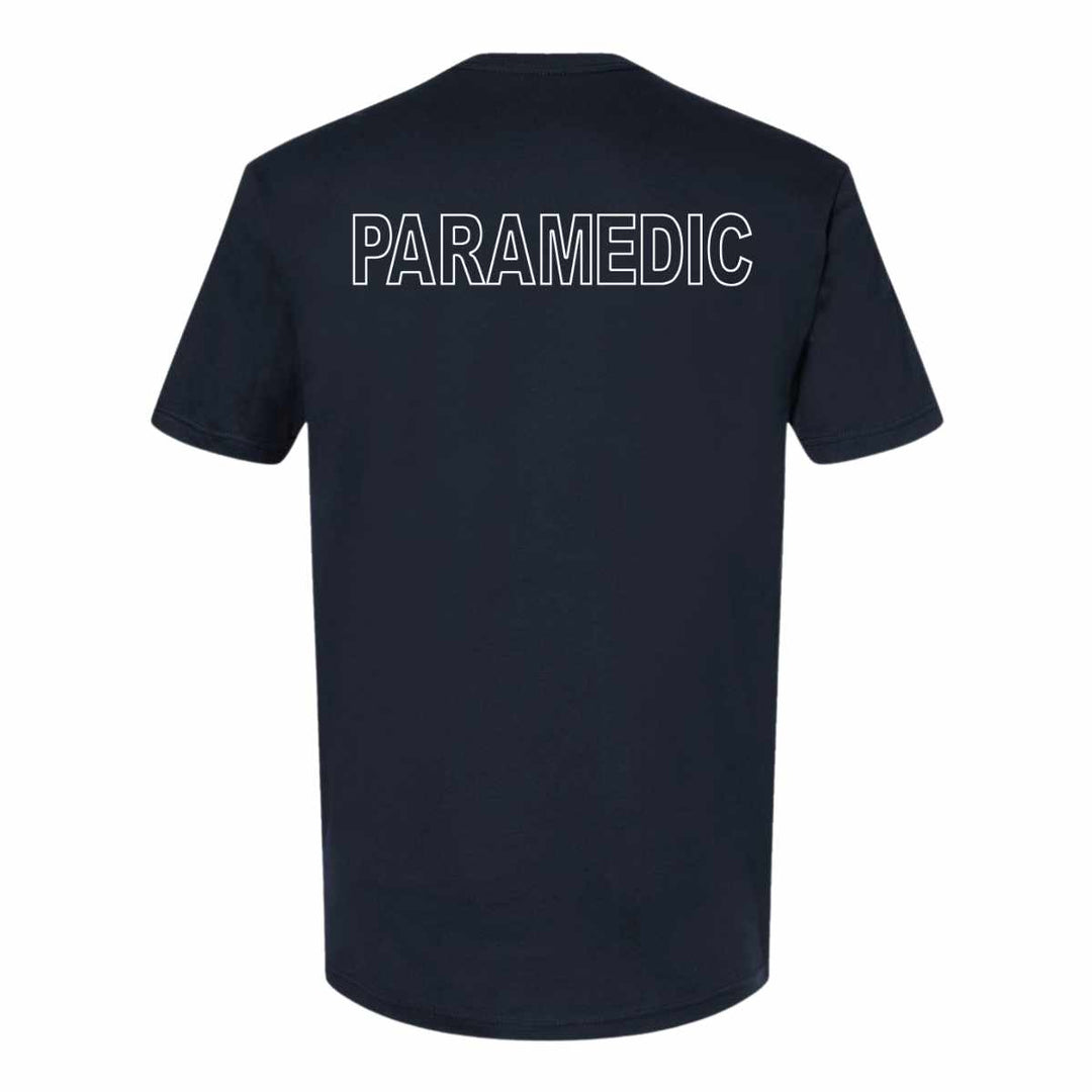 Customized paramedic duty T-Shirt, offering durability and a comfortable fit for paramedics.