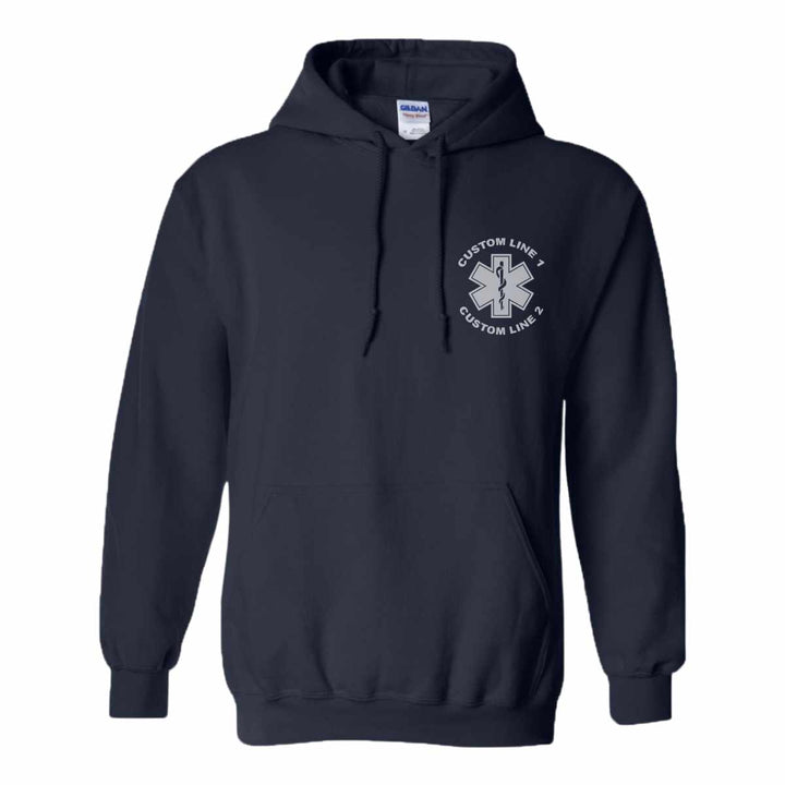 Custom-designed premium EMT Hoodie made for durability and all-day comfort during duty.