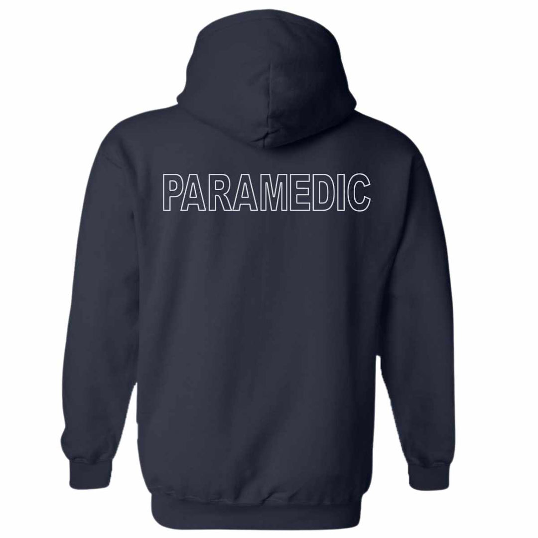 Premium paramedic custom hoodie, perfect for staying warm during long shifts