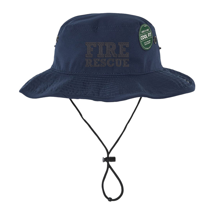 Fire rescue boonie hat – black out tactical design for crews