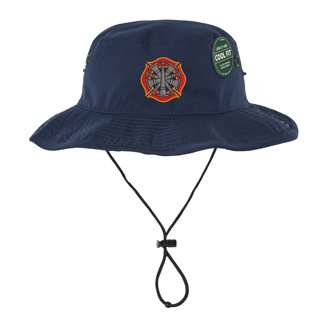 Fire officer 5 bugles boonie hat with embroidered logo