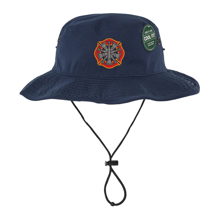 Fire officer 5 bugles boonie hat with embroidered logo