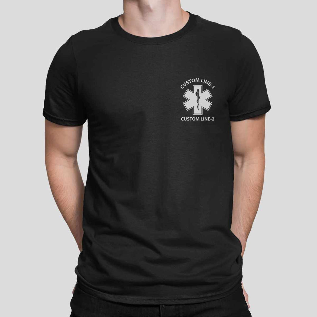 Premium custom paramedic T-Shirt, designed to keep paramedics comfortable on and off duty.