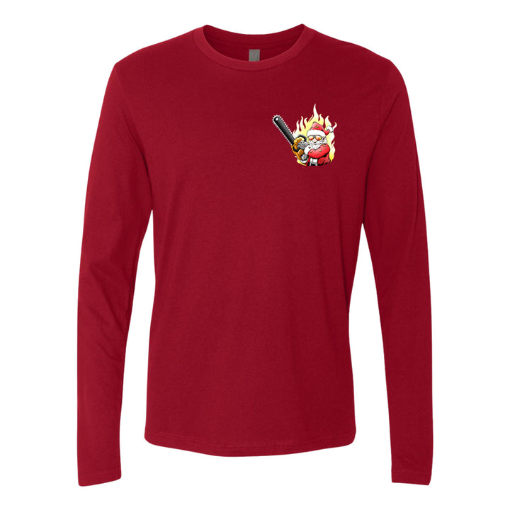 Professional Truckie Santa Firefighter Premium Long Sleeve Shirt