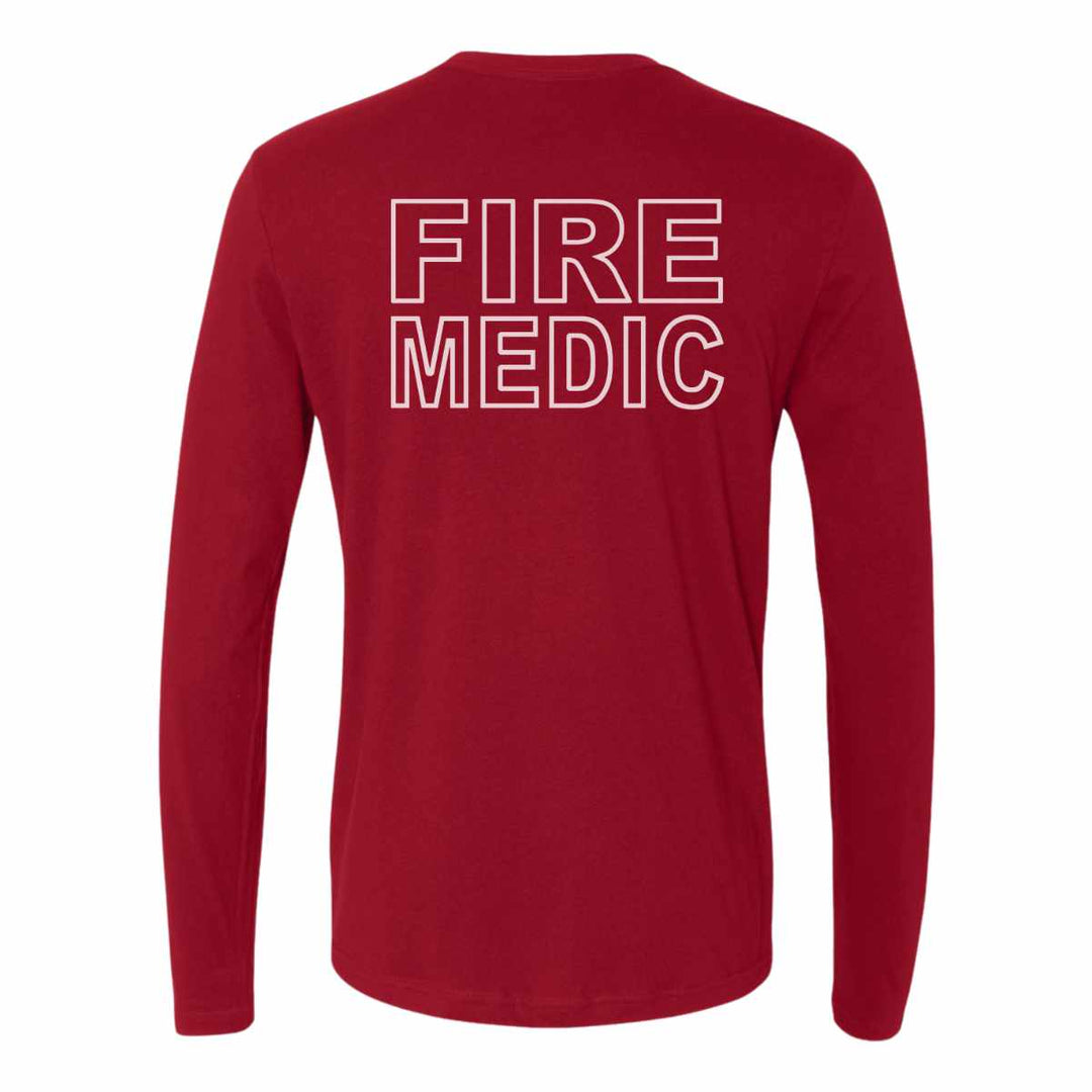 Premium Fire Medic Long Sleeve Shirt, designed for comfort in cooler temperatures.