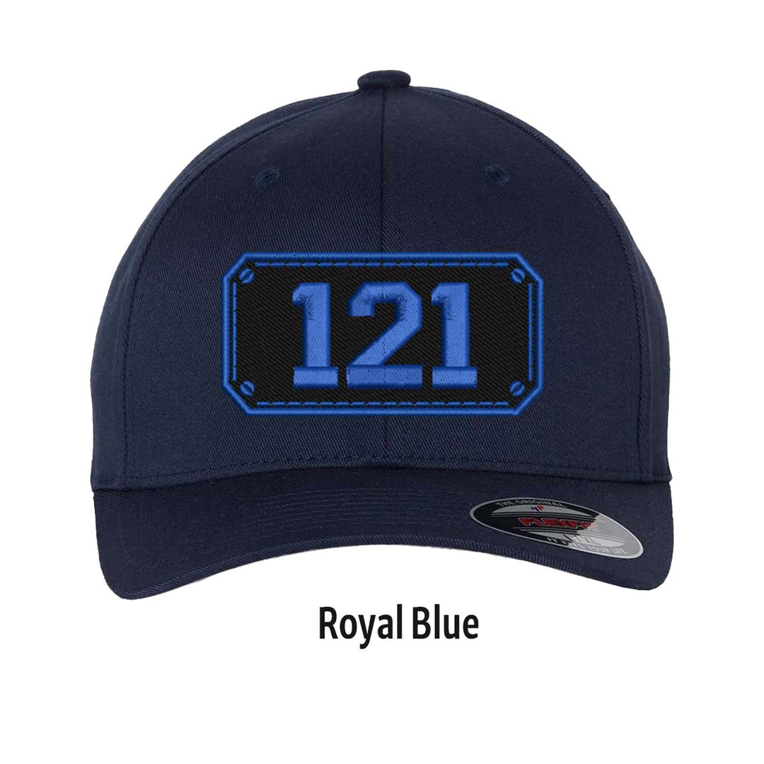 Personalized Black Shield FlexFit Hat