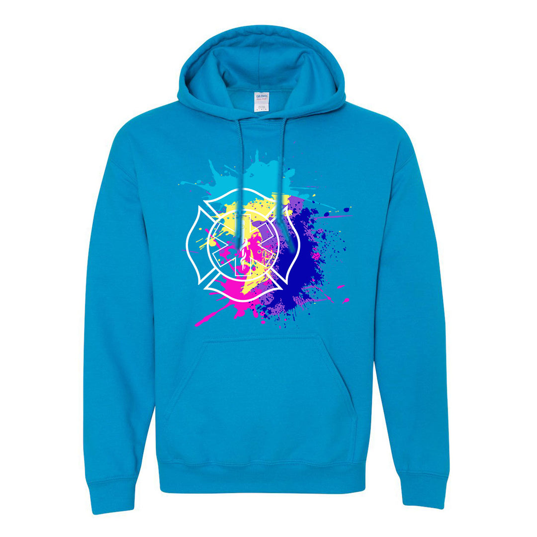 Fire department hoodie with Miami vibe