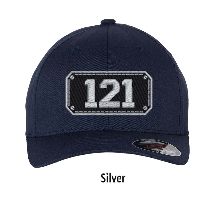 Personalized Black Shield FlexFit Hat