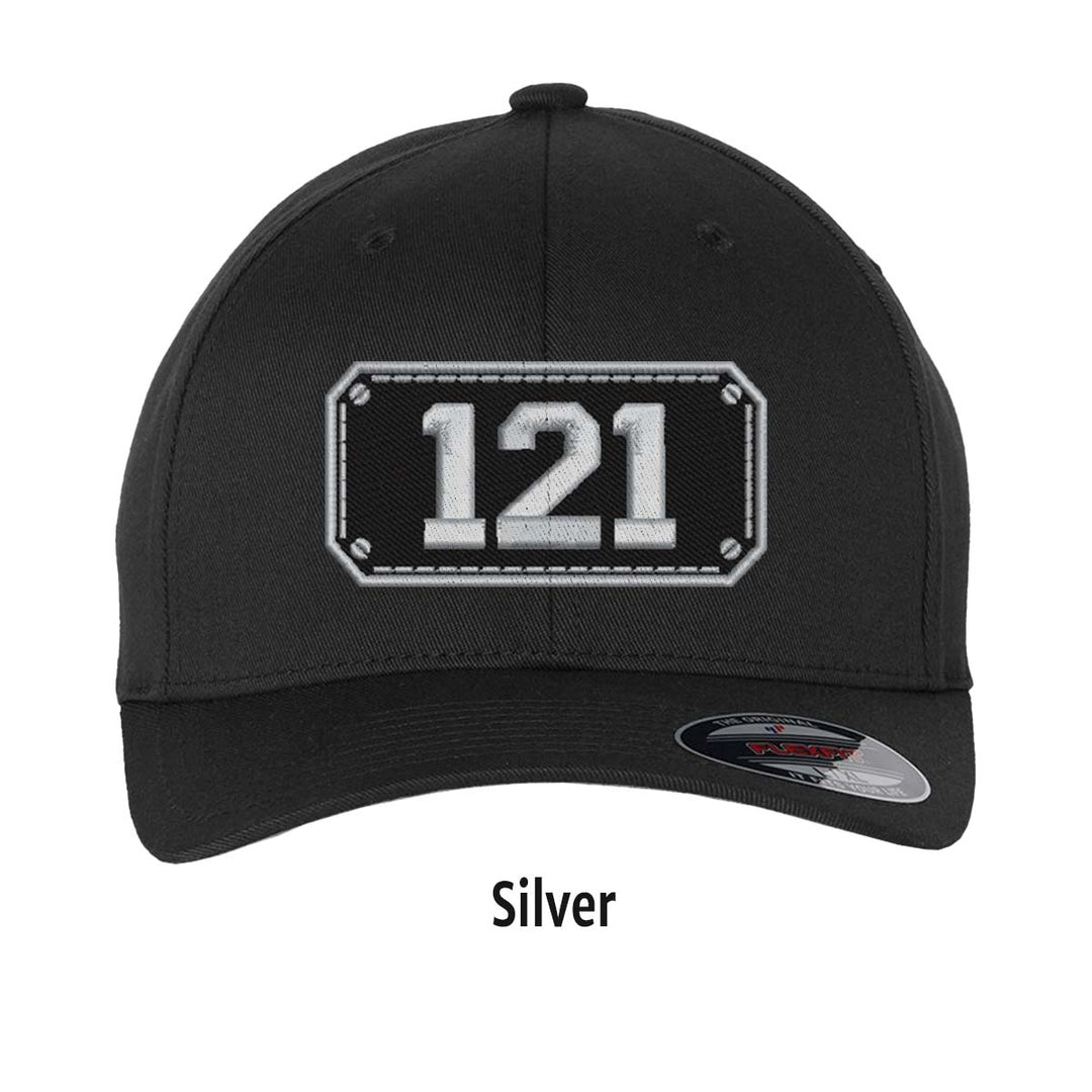 Personalized Black Shield FlexFit Hat