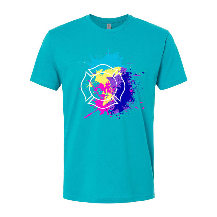 Firefighter graphic tee – Miami Vice Maltese cross by FFC 343