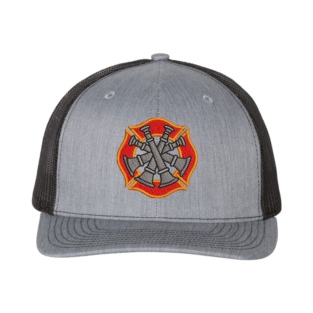 Firefighter leadership snapback with 4 bugles