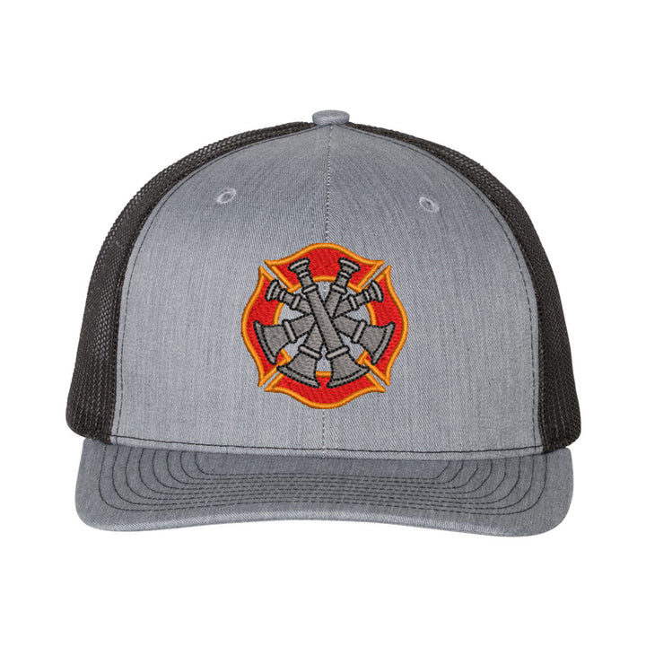 Firefighter leadership snapback with 4 bugles