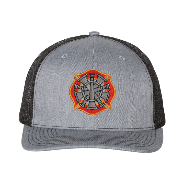 Firefighter leadership snapback with 5 bugles