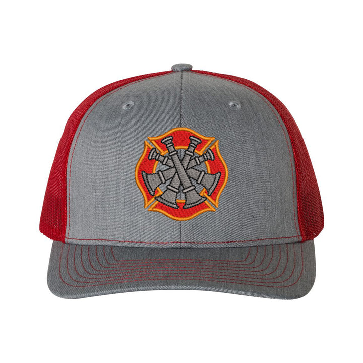 4 Bugles fire officer rank trucker hat