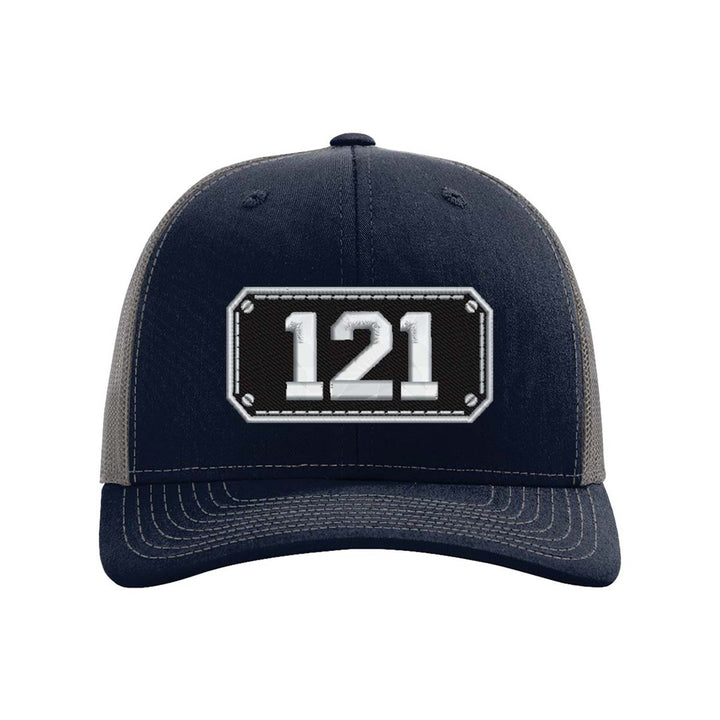 Personalized Black Plate Firefighter Snapback Trucker Hat