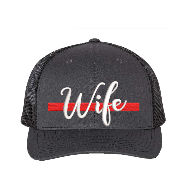 Classic Firefighter Wife embroidered snapback hat