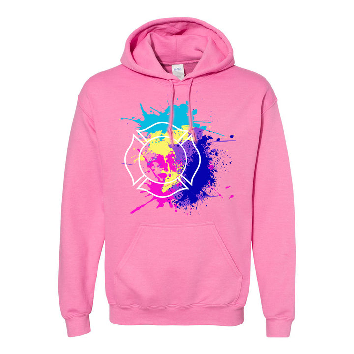 FFC 343 Miami Vice Maltese hoodie – retro firefighter design with cross graphic