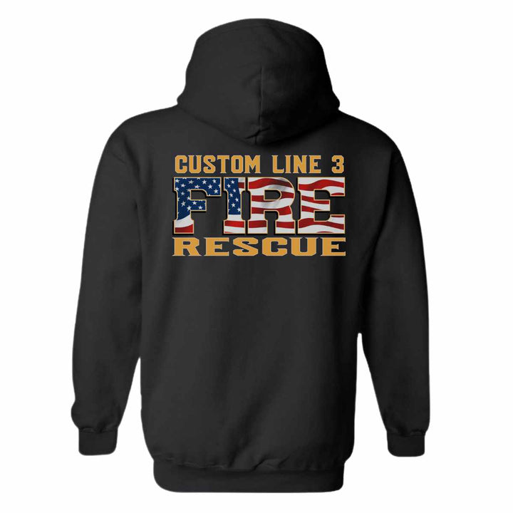Fire Rescue Duty Premium Hoodie made for durability in tough conditions.