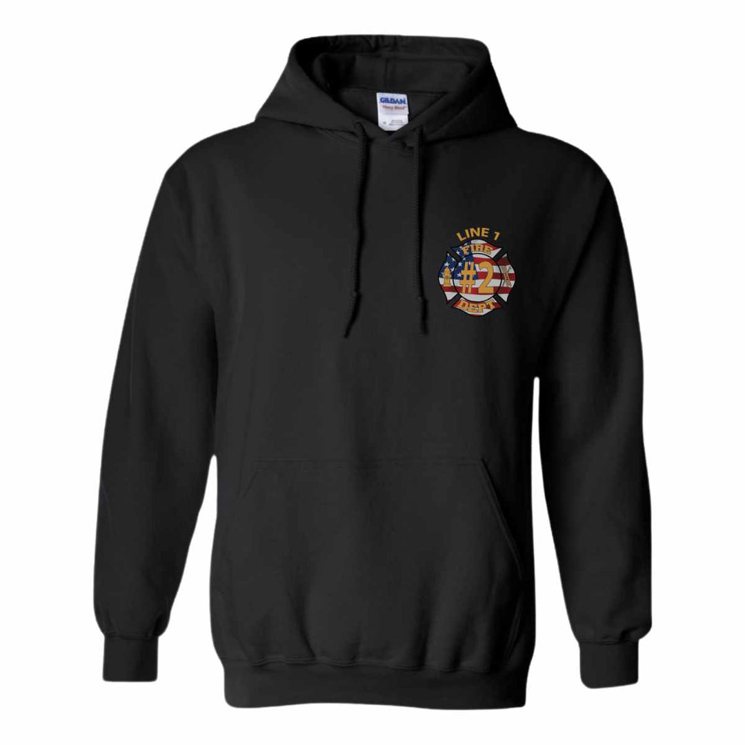 Fire Department Hoodie crafted for long-lasting wear and comfort.