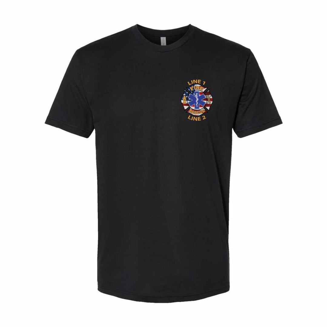 Premium Fire Rescue T-Shirt designed for first responders who need reliability and comfort.