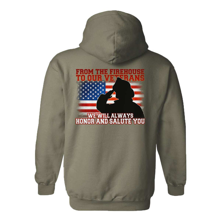 Honor our heroes hoodie – Salute Veteran’s premium pullover