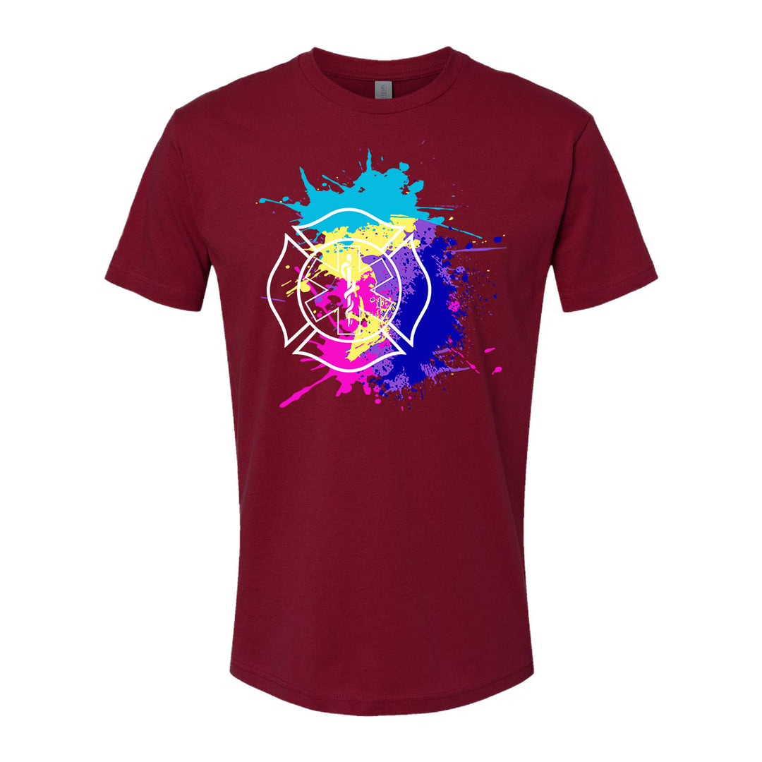 Miami Vice style firefighter shirt